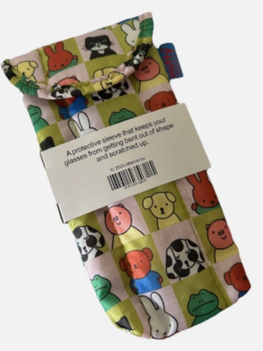 New Miffy Cartoon Glasses Case Sleeve Sunglasses Storage Soft Protector Friends